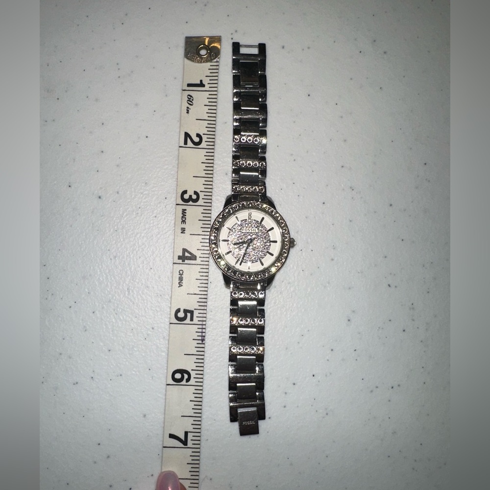 Stainless steel Fossil watch
